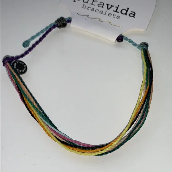 Set of (5) NEW Pura Vida Multicolor Bracelets - Picture 4 of 7